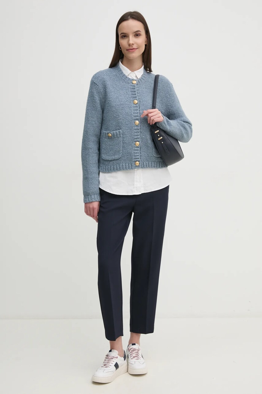 Кардиган з домішкою вовни Tommy Hilfiger WW0WW44473