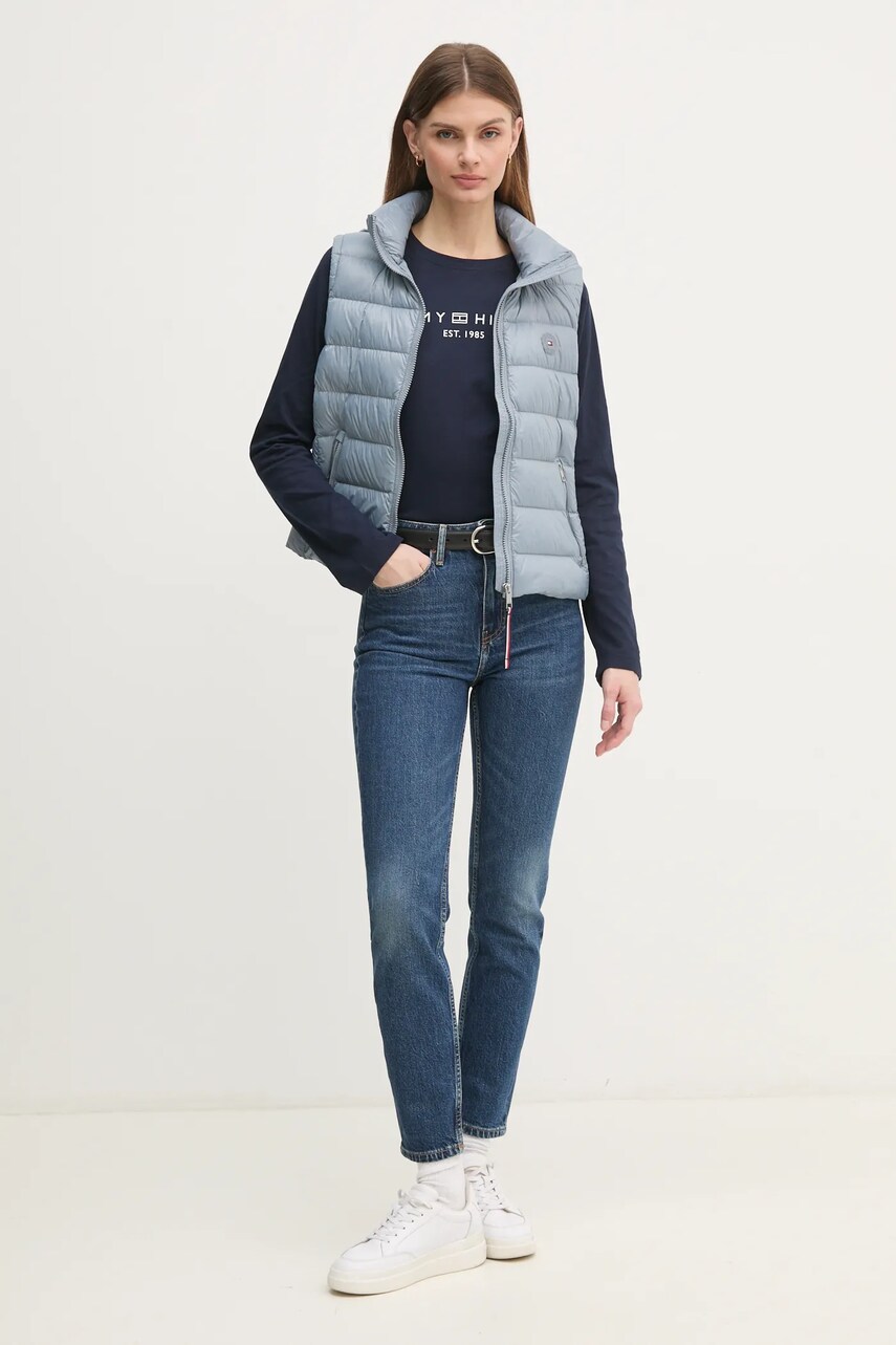 Пухова безрукавка Tommy Hilfiger жіноча перехідна WW0WW43773