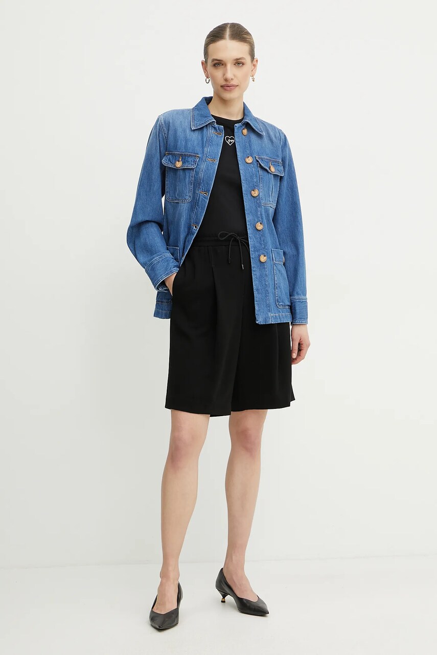 Джинсова куртка Twinset перехідна 251TP2610