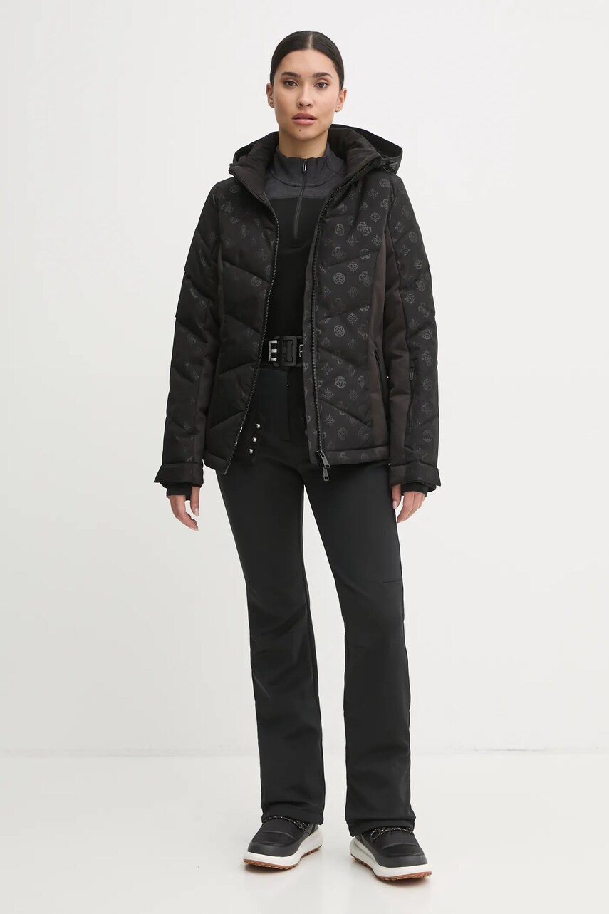 Гірськолижна куртка Guess колір чорний W4PL3N WH0K0