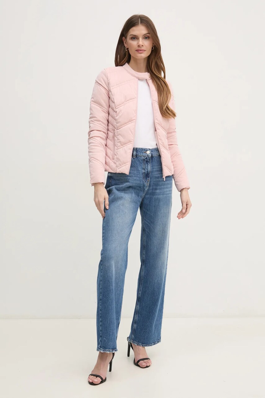 Куртка Guess NEW VONA жіноча колір рожевий зимова W5RL00 WGV30