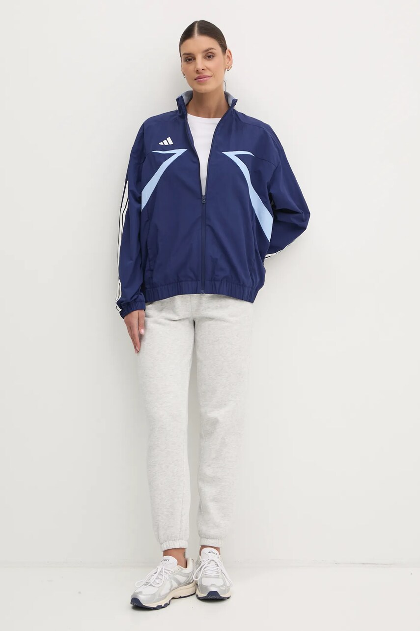 Куртка adidas Tiro колір синій перехідна JG4143