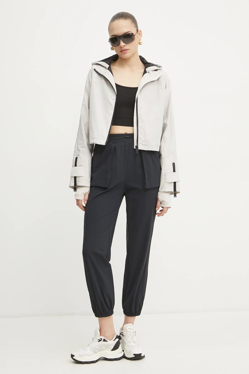 Куртка PLEIN SPORT колір бежевий перехідна oversize SAEC WJB1824 STE003N