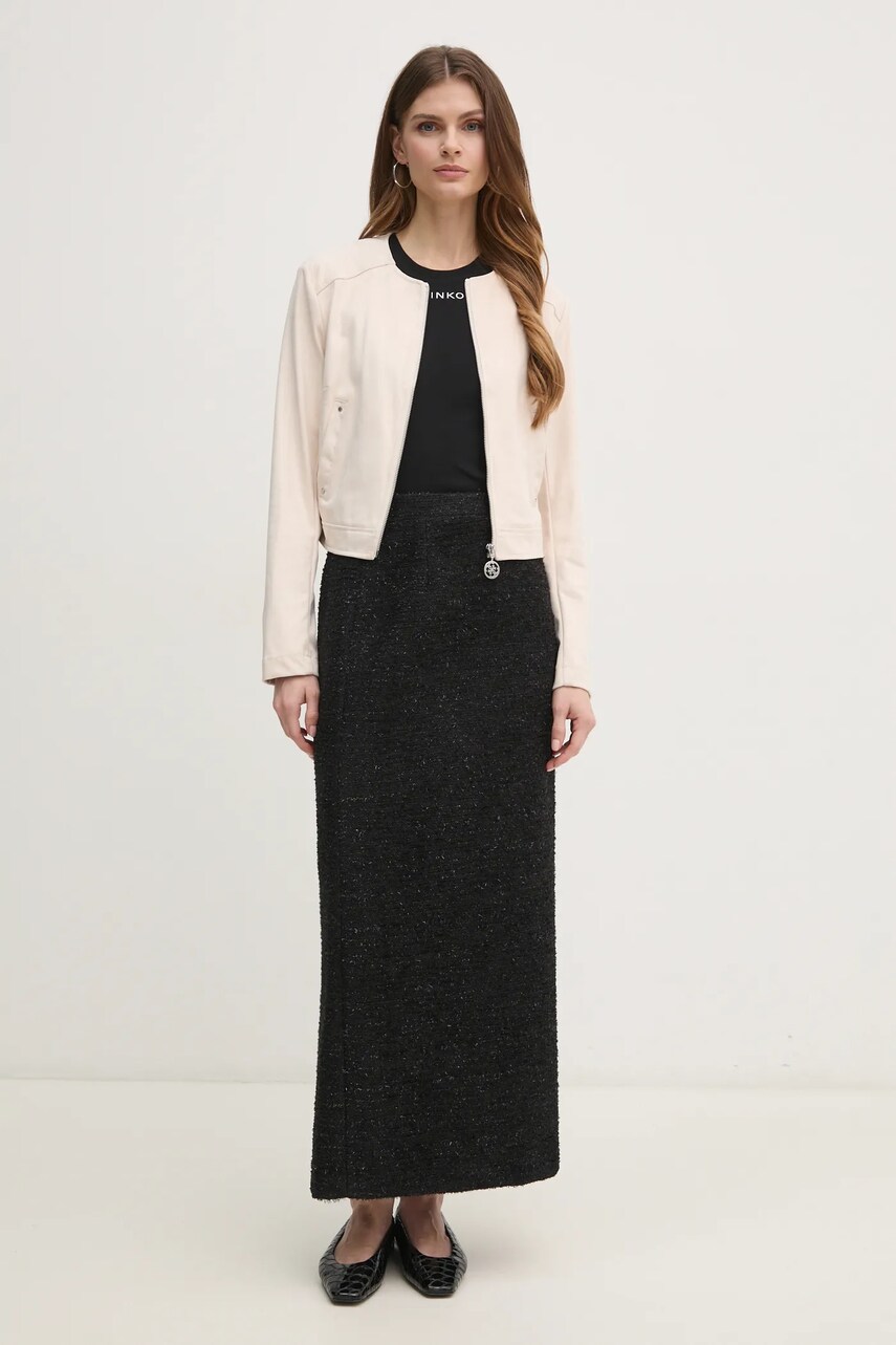 Куртка Guess SERAPHINE жіноча колір бежевий перехідна W5RL24 WE0L0