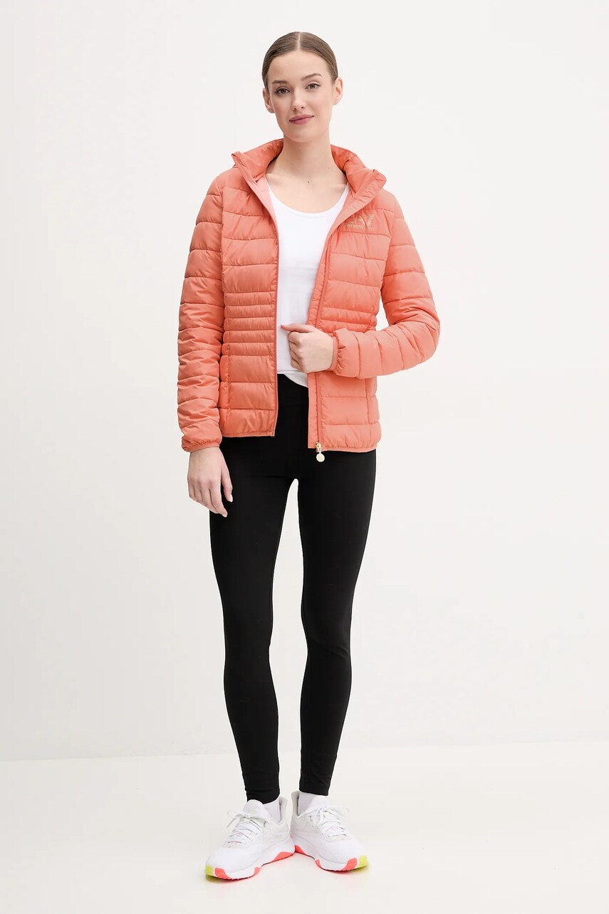 Куртка EA7 Emporio Armani колір помаранчевий перехідна TNF8Z.8NTB23