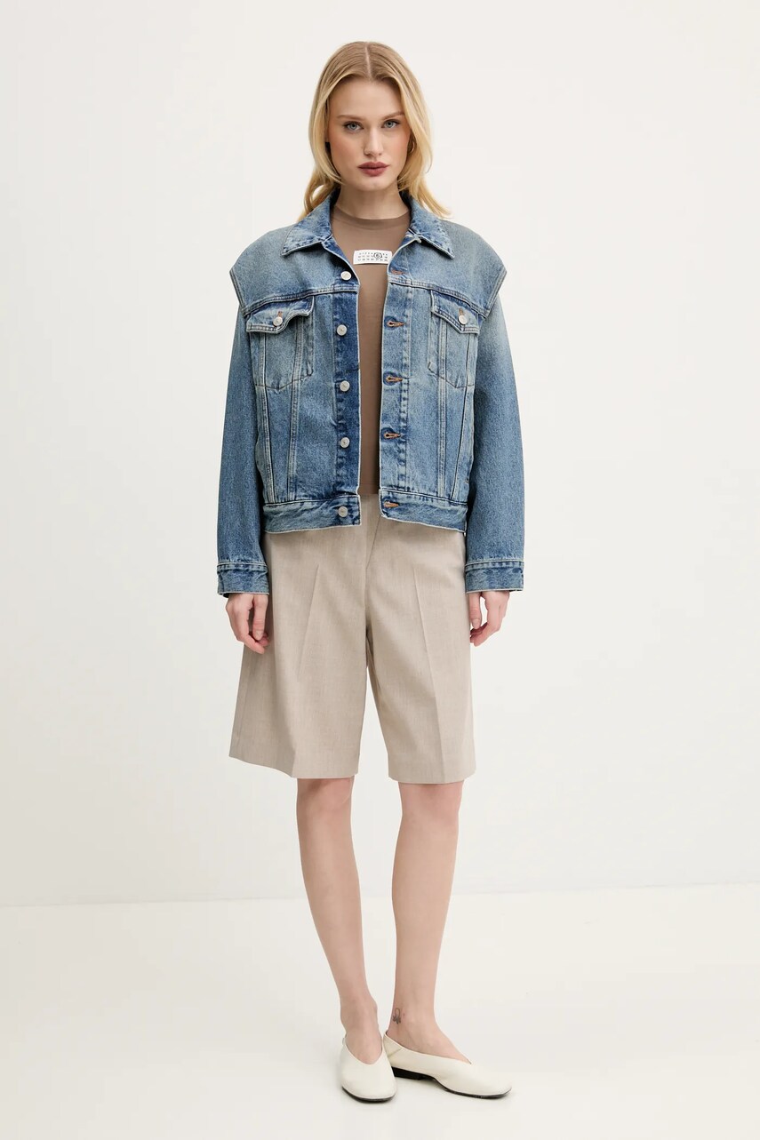 Джинсова куртка MM6 Maison Margiela перехідна S52AM0308.M30018
