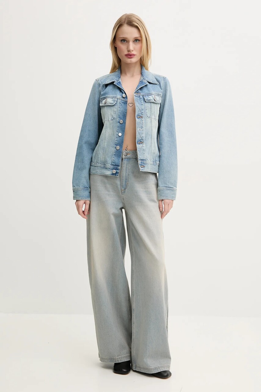 Джинсова куртка MM6 Maison Margiela перехідна S52AM0316.M30019