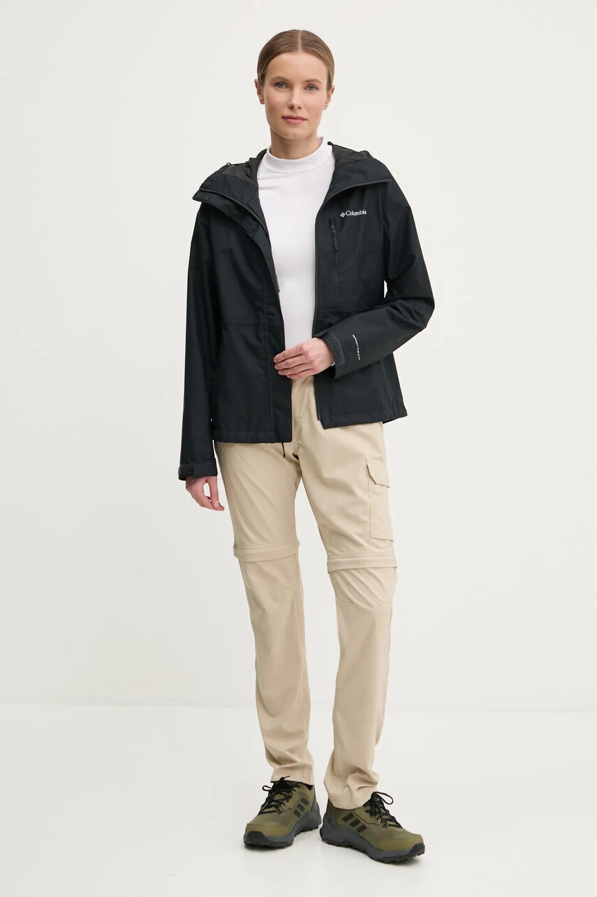 Куртка outdoor Columbia Hikebound колір чорний 2086984