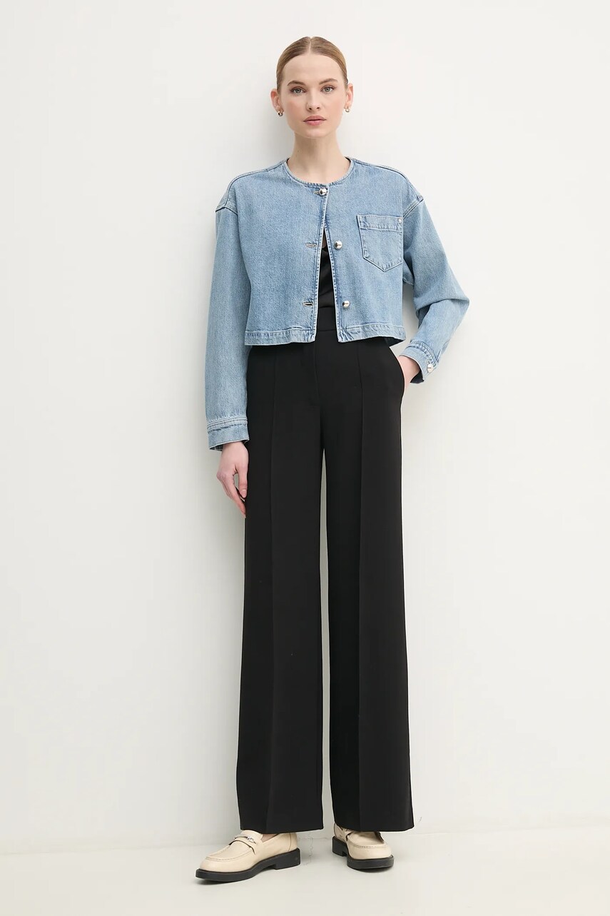 Джинсова куртка OUI перехідна oversize 91791