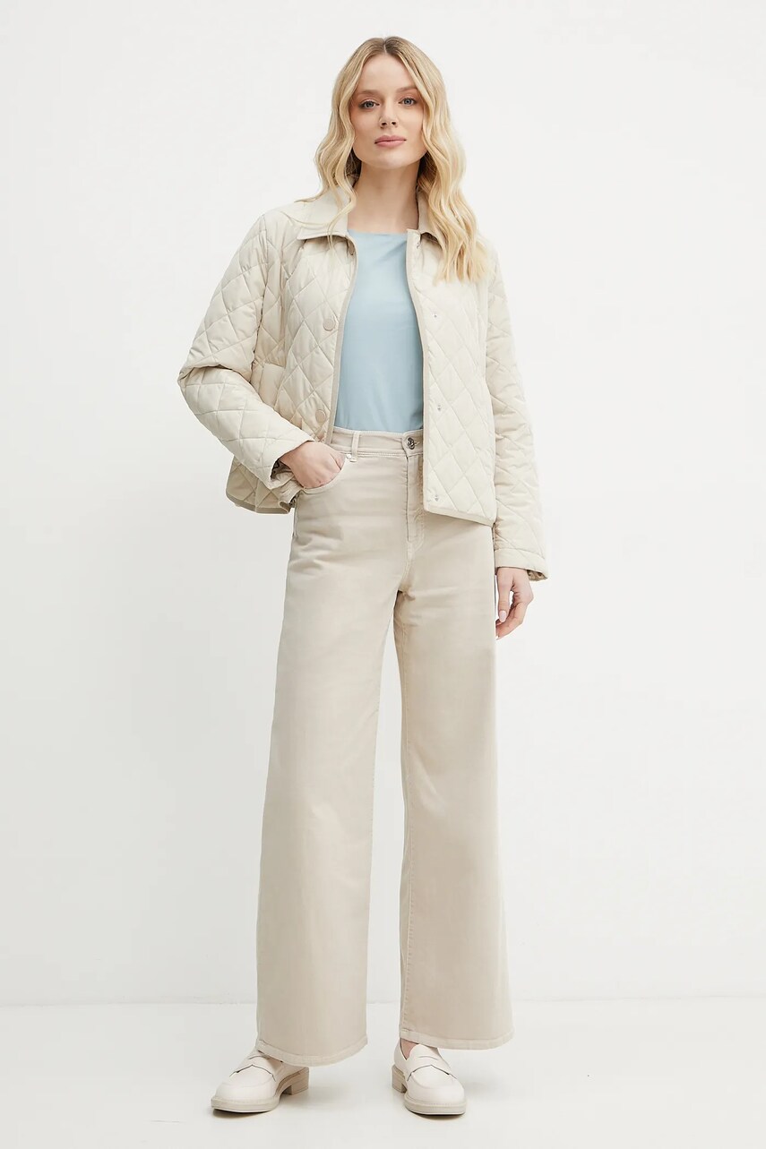 Куртка Weekend Max Mara колір бежевий перехідна 2515481021600
