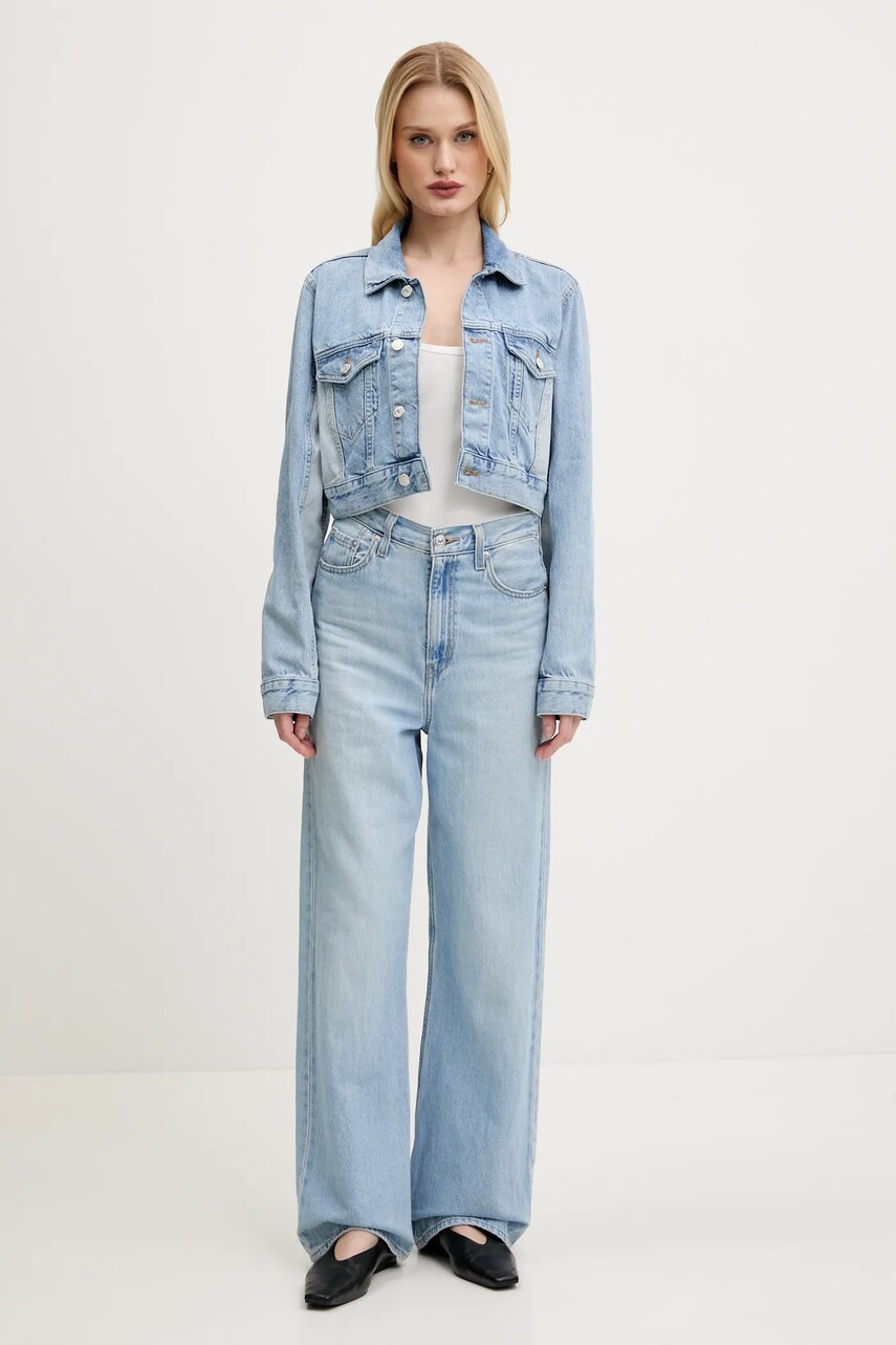 Джинсова куртка Moschino Jeans перехідна 0503 3719