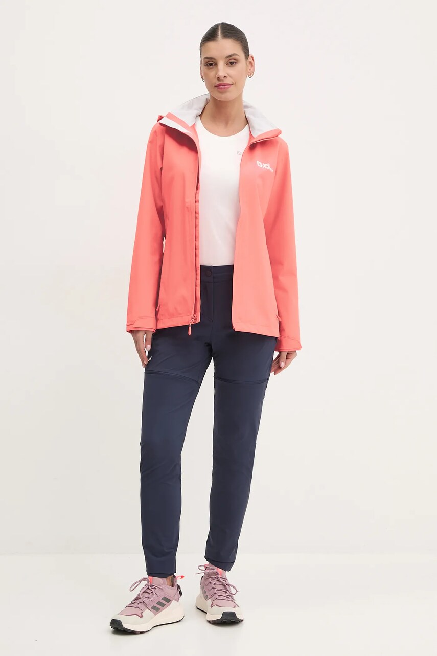 Куртка outdoor Jack Wolfskin Trailtime 2L колір помаранчевий A63902