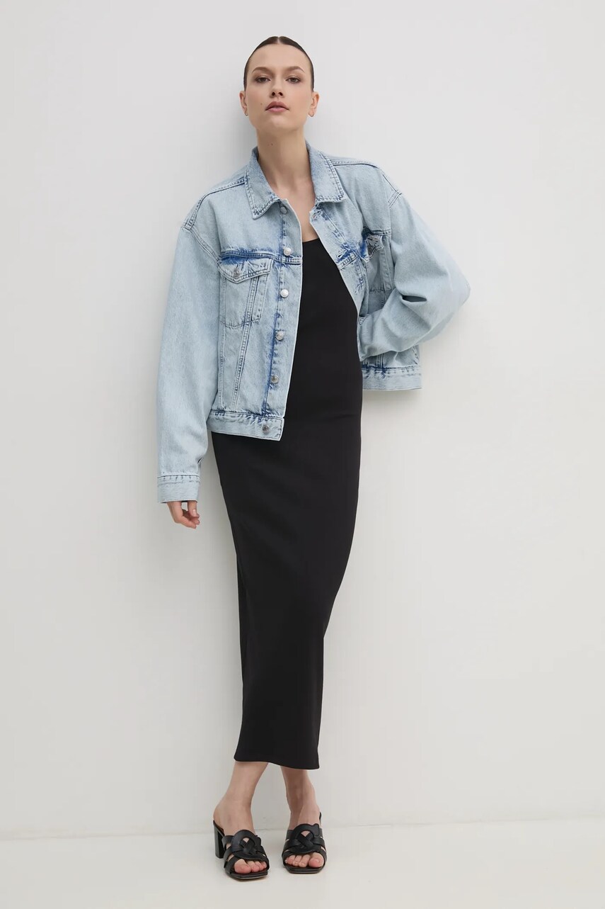 Джинсова куртка Calvin Klein Jeans жіноча перехідна J20J225186