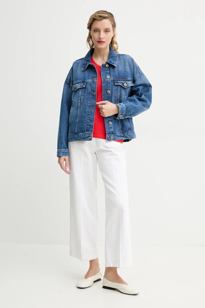 Джинсова куртка Sessun перехідна oversize 23321006