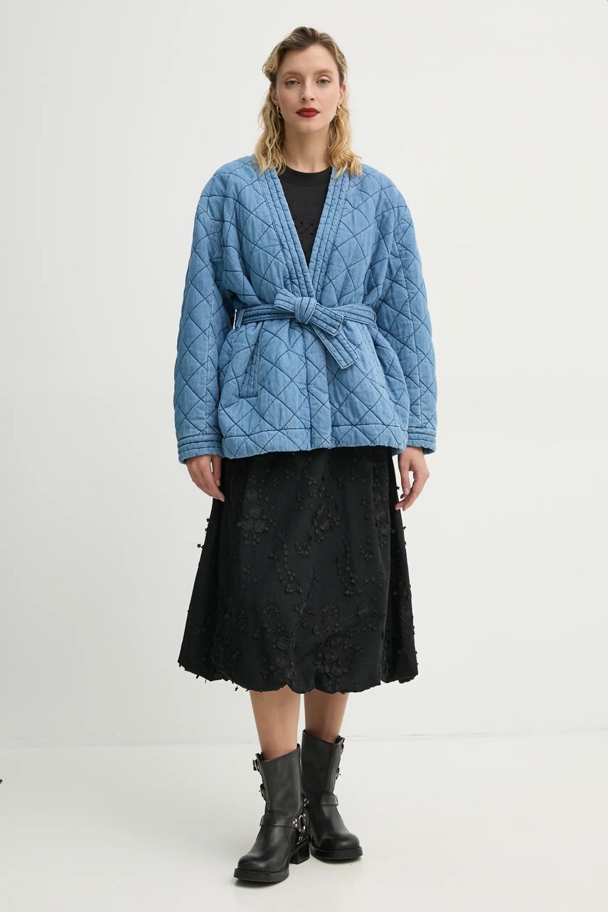 Джинсова куртка MUNTHE FRIDOLF жіноча перехідна oversize 251153425108
