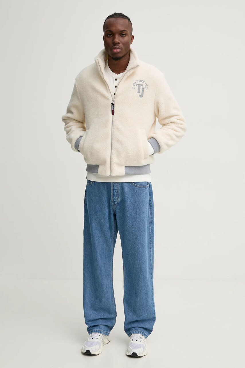 Куртка Tommy Jeans чоловіча колір бежевий перехідна DM0DM21269