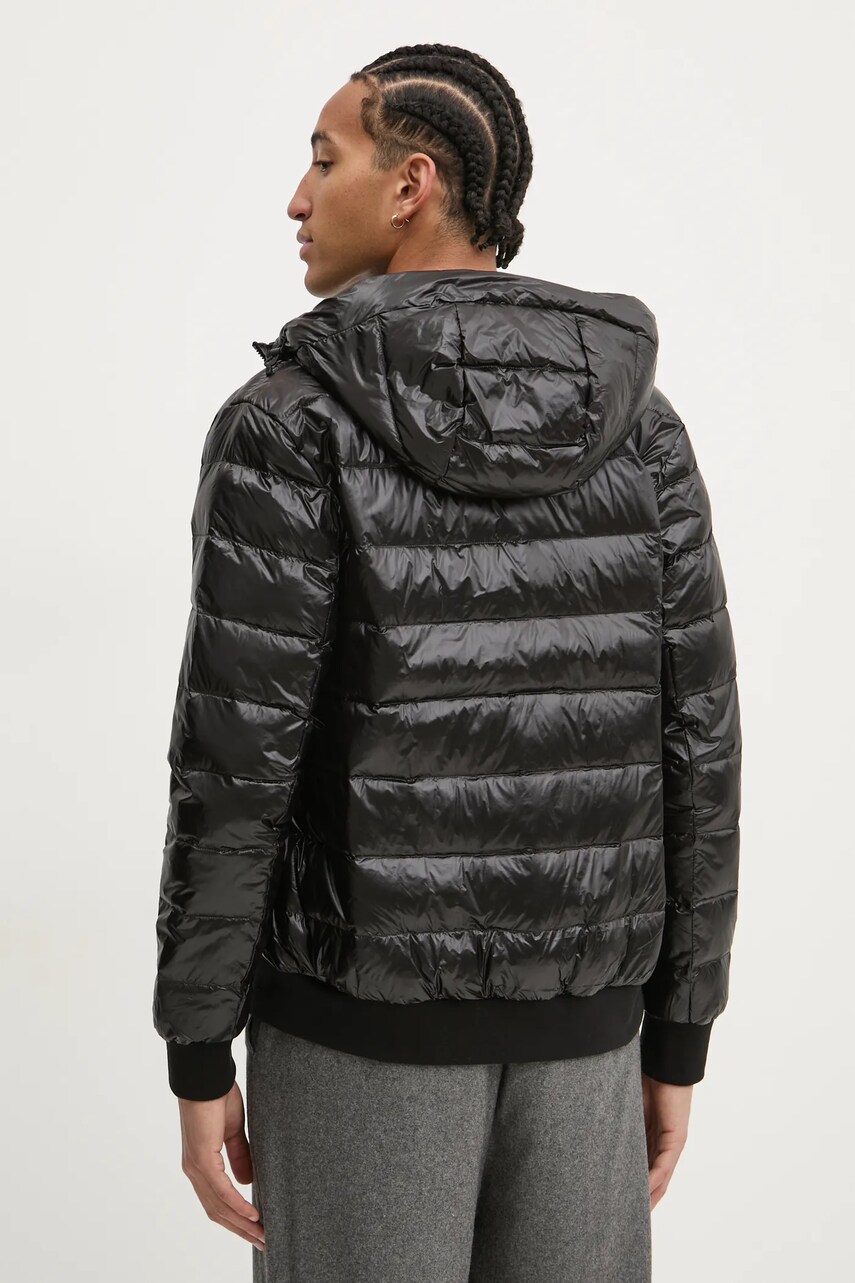 Пухова куртка Tommy Jeans чоловіча колір чорний перехідна DM0DM20659
