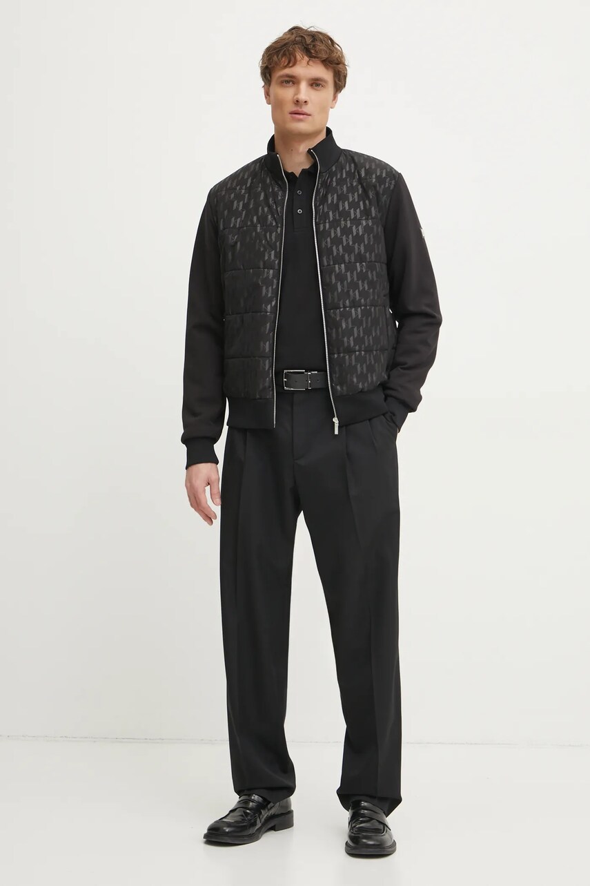 Куртка Karl Lagerfeld колір чорний перехідна 551517.505098