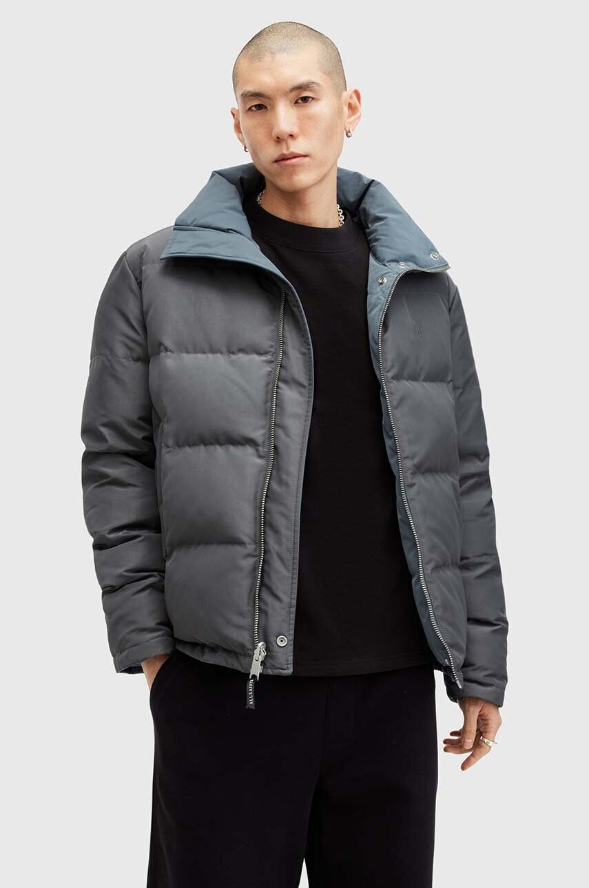 Двостороння куртка AllSaints NOVERN чоловіча колір фіолетовий зимова M011OZ
