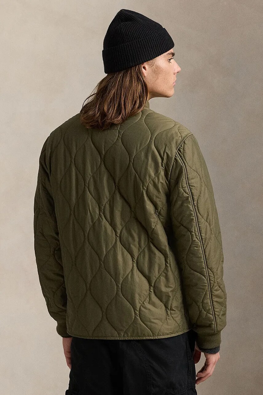 Куртка Polo Ralph Lauren чоловіча колір зелений перехідна 710955785