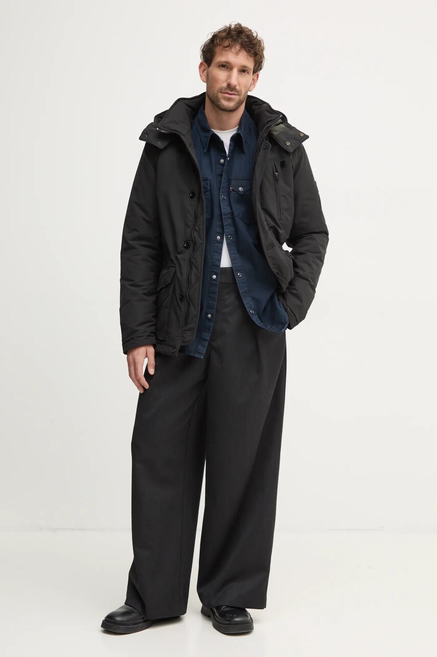 Куртка G-Star Raw чоловіча колір чорний зимова D26403-D908