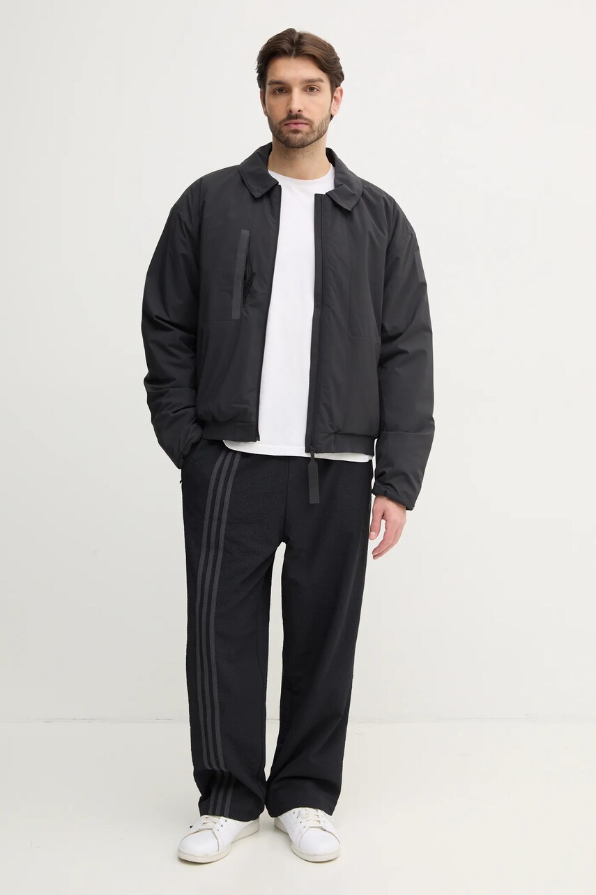 Куртка adidas MYSHELTER чоловіча колір чорний перехідна JD6663