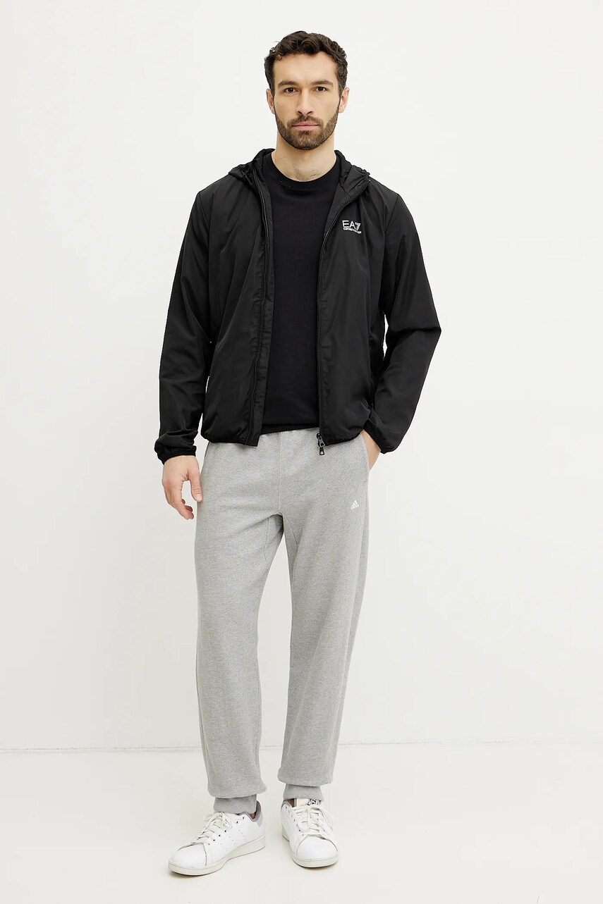 Куртка EA7 Emporio Armani колір чорний перехідна PNGRZ.8NPB22