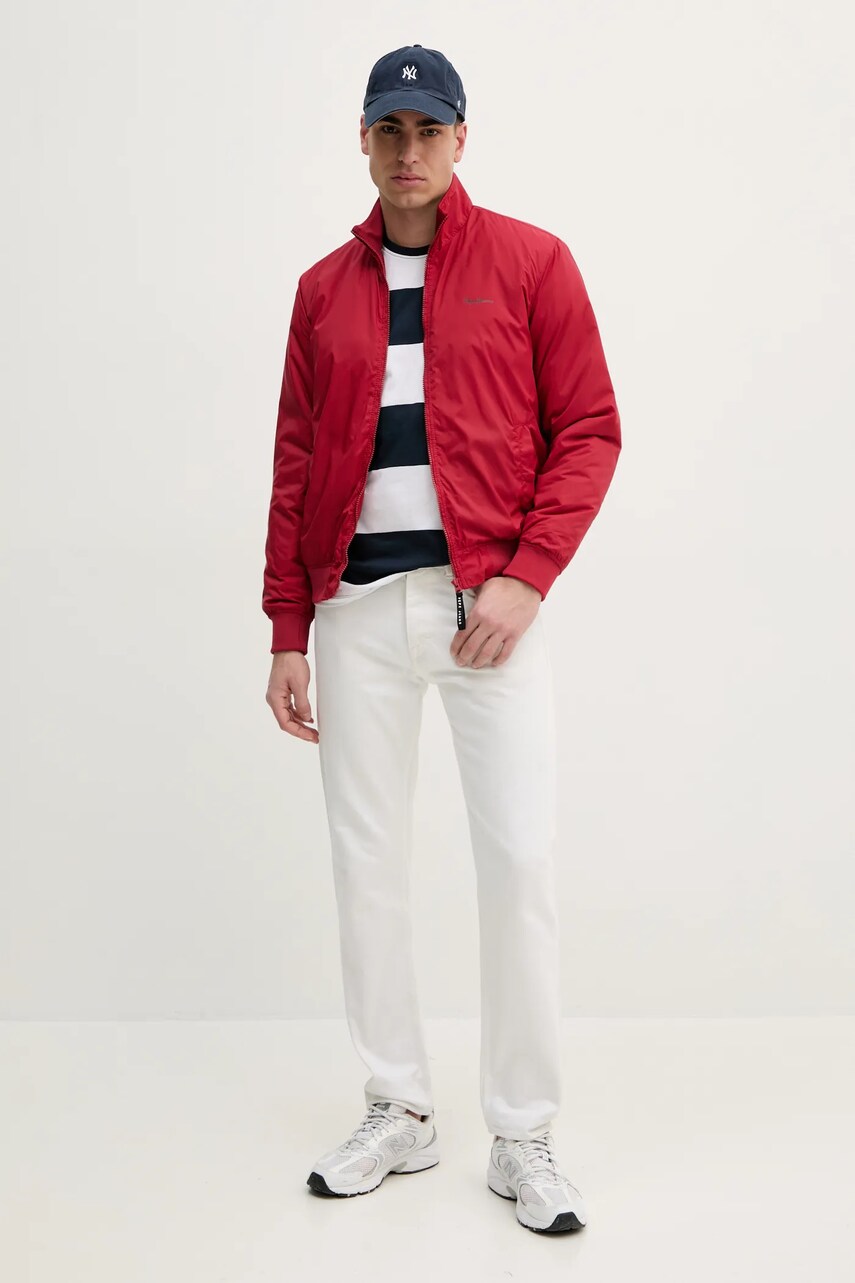 Куртка Pepe Jeans MUSTREL колір червоний перехідна PM403108