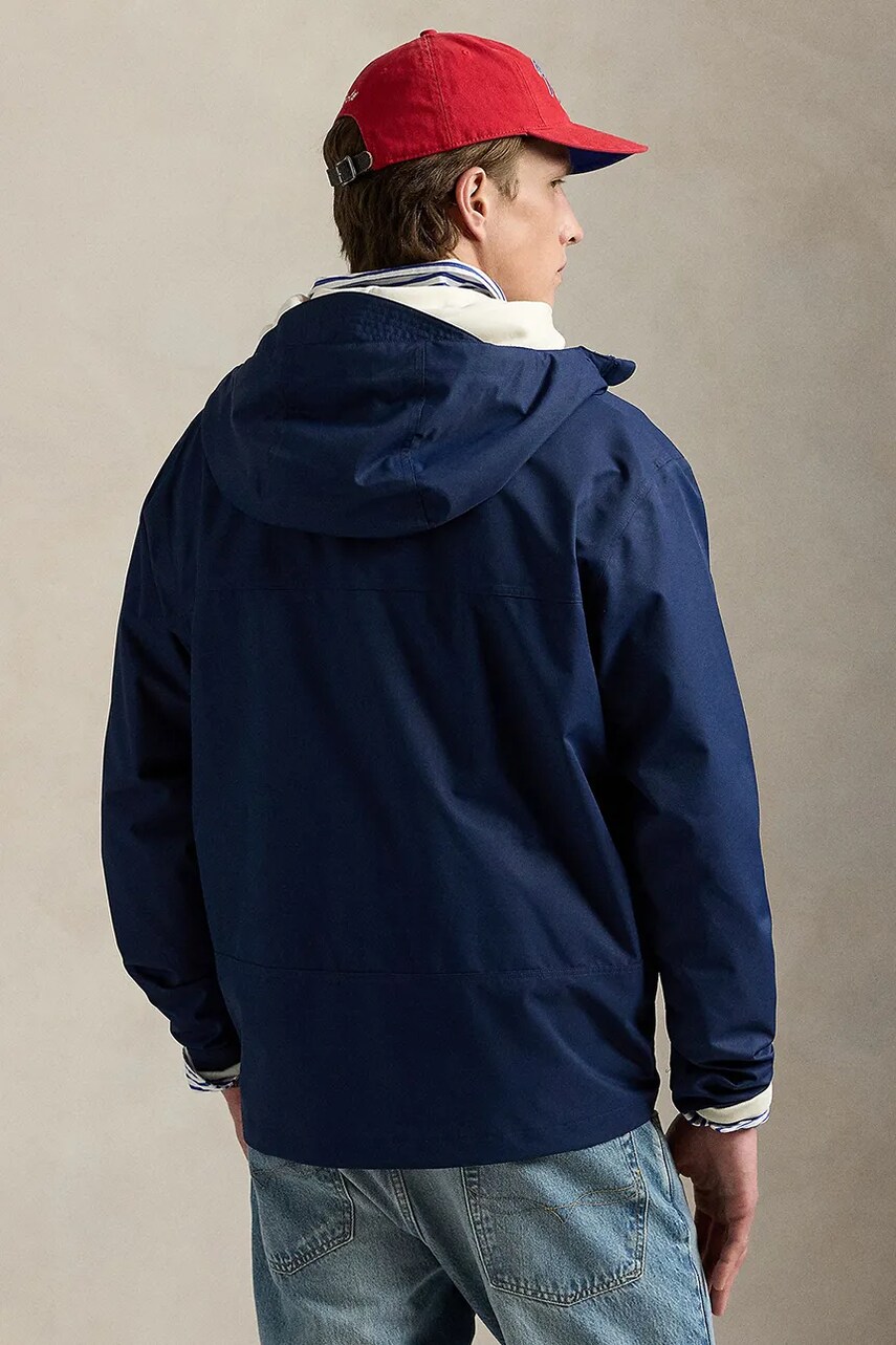 Дощовик Polo Ralph Lauren колір синій перехідна 710968728