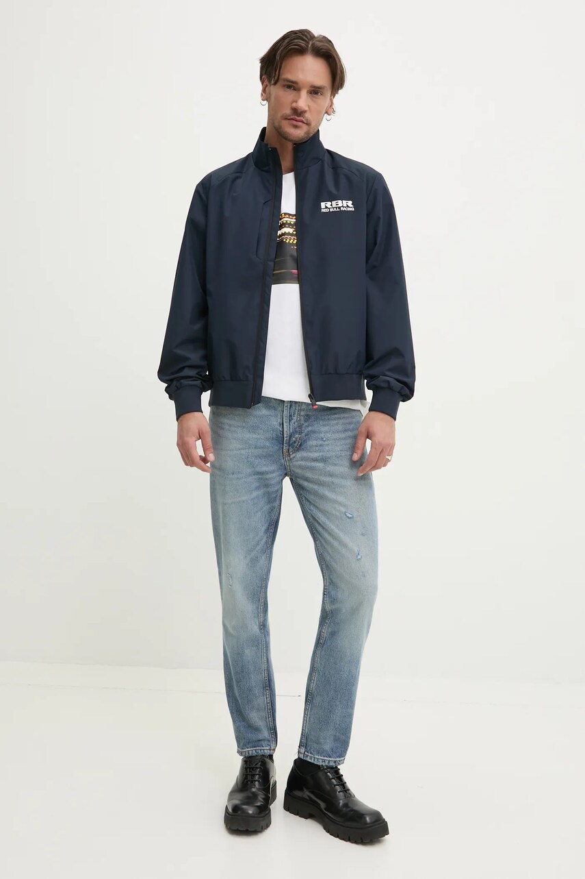 Куртка Red Bull Racing x Pepe Jeans MARINA WINDBREAKER колір синій перехідна RM400012