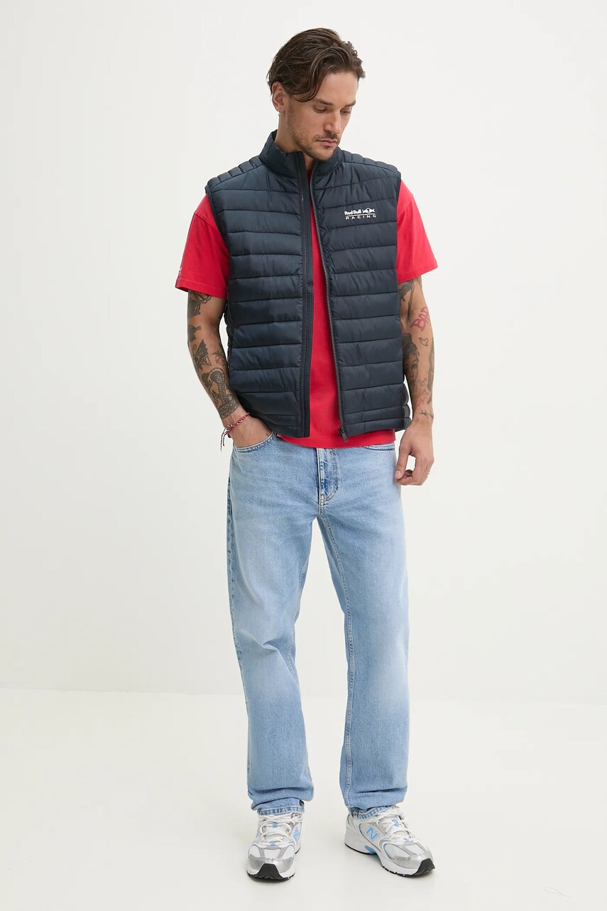 Безрукавка Red Bull Racing x Pepe Jeans LIGHTWEIGHT GILET чоловіча колір синій перехідна RM400013