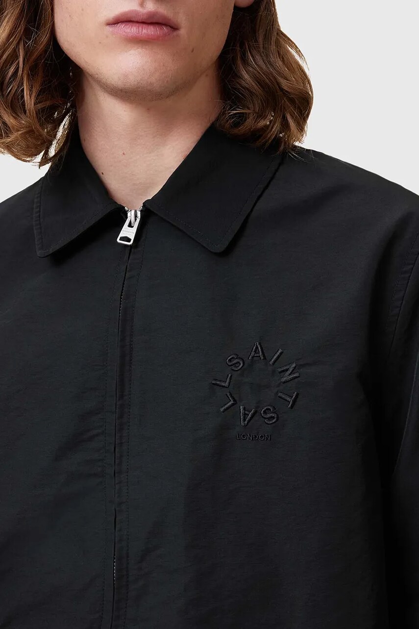 Куртка AllSaints FENWAY колір чорний перехідна M002OC