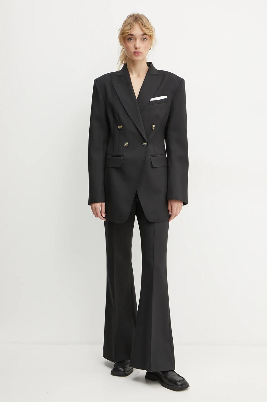 Піджак Day Birger et Mikkelsen Elenora колір чорний oversize однотонний DAY65243568