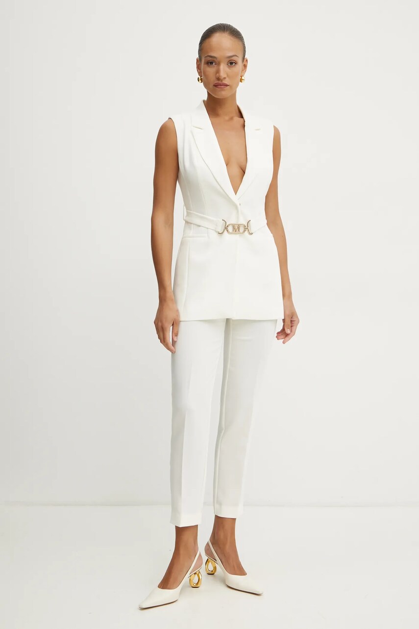 Безрукавка Marciano Guess BECKY колір бежевий однобортна 5RGN03 7115A