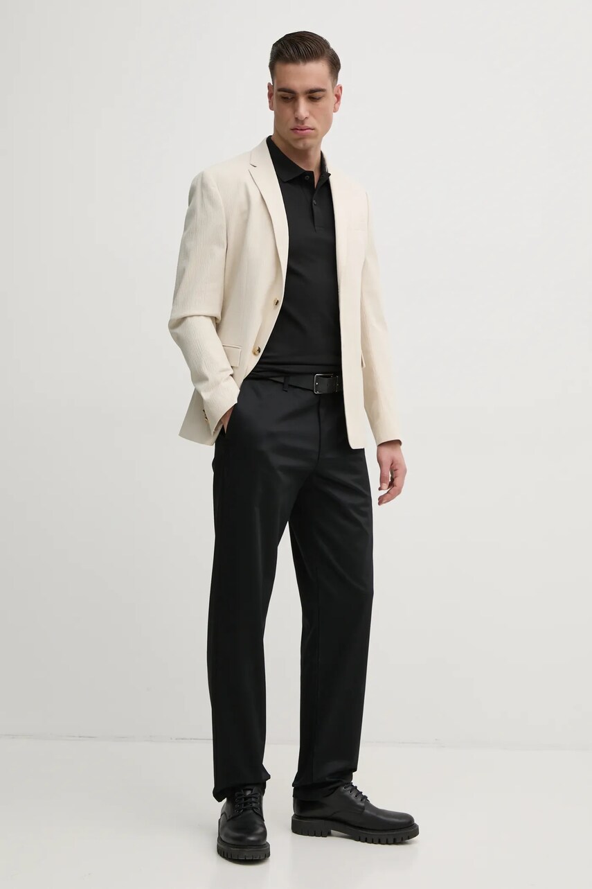 Піджак Calvin Klein чоловічий колір бежевий K10K113926