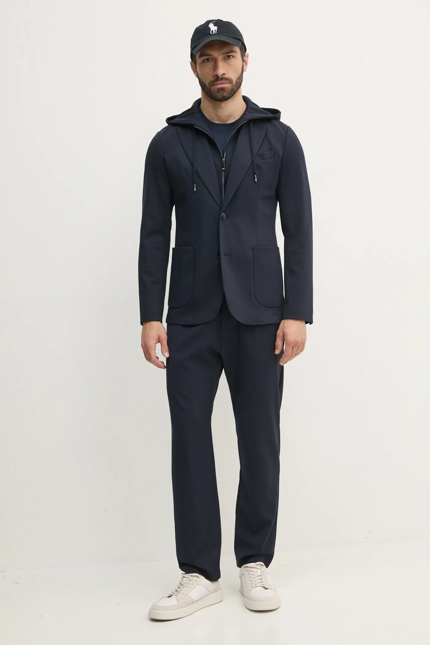 Піджак Tommy Hilfiger чоловічий колір синій MW0MW39188