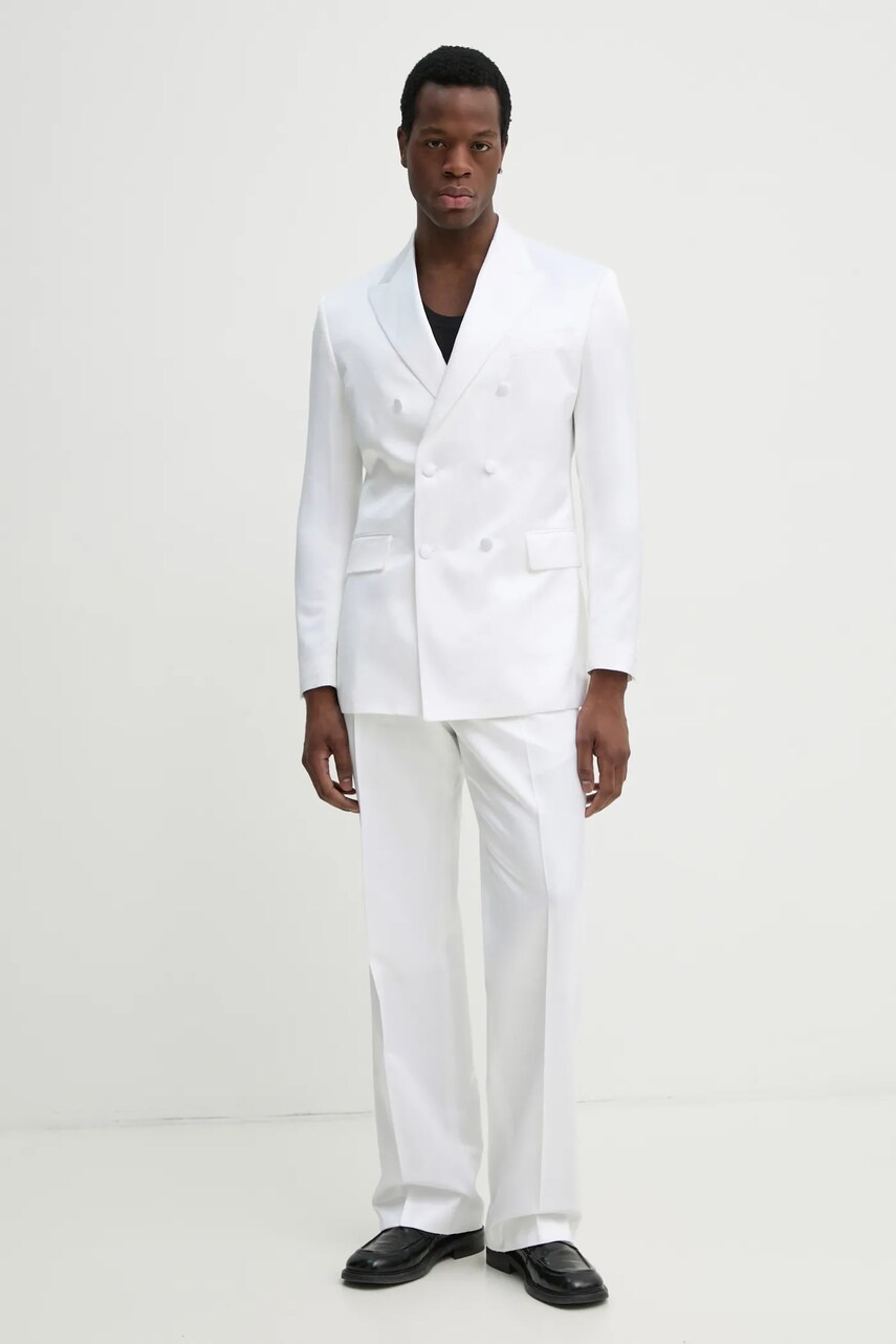 Піджак Karl Lagerfeld KL STUDIO чоловічий колір бежевий 552052.155420