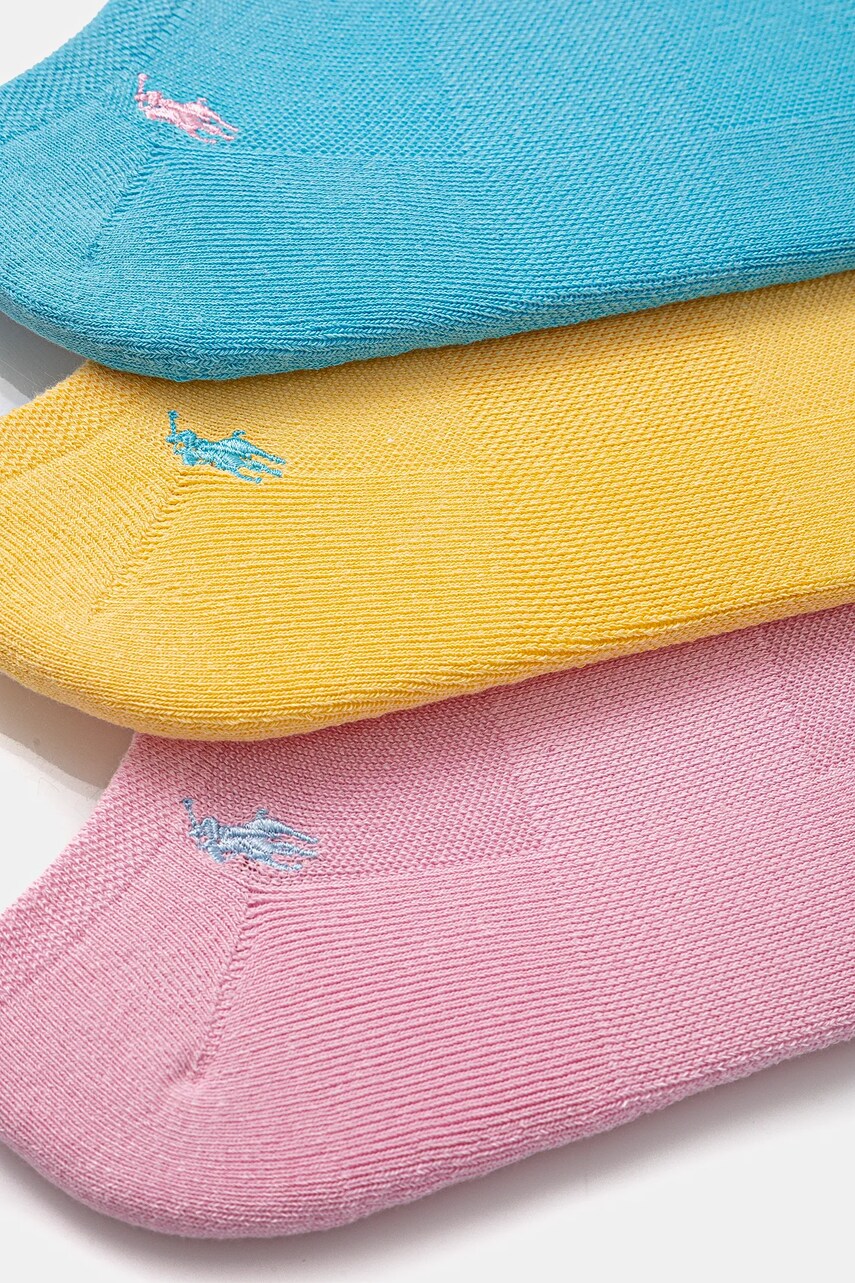 Шкарпетки Polo Ralph Lauren 6-pack жіночі колір рожевий 455942810