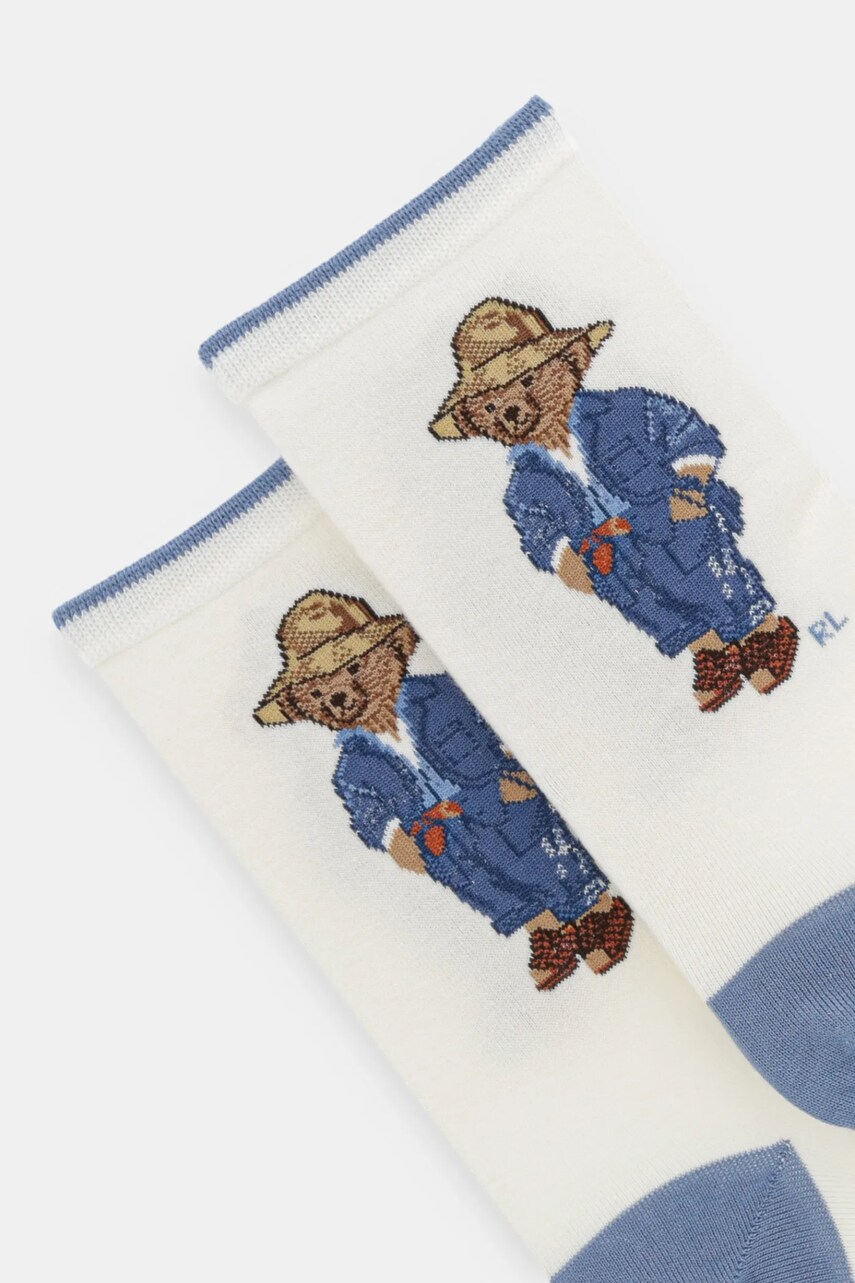 Шкарпетки Polo Ralph Lauren жіночі колір бежевий 455968666