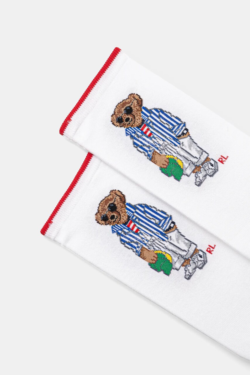 Шкарпетки Polo Ralph Lauren жіночі колір білий 455968668