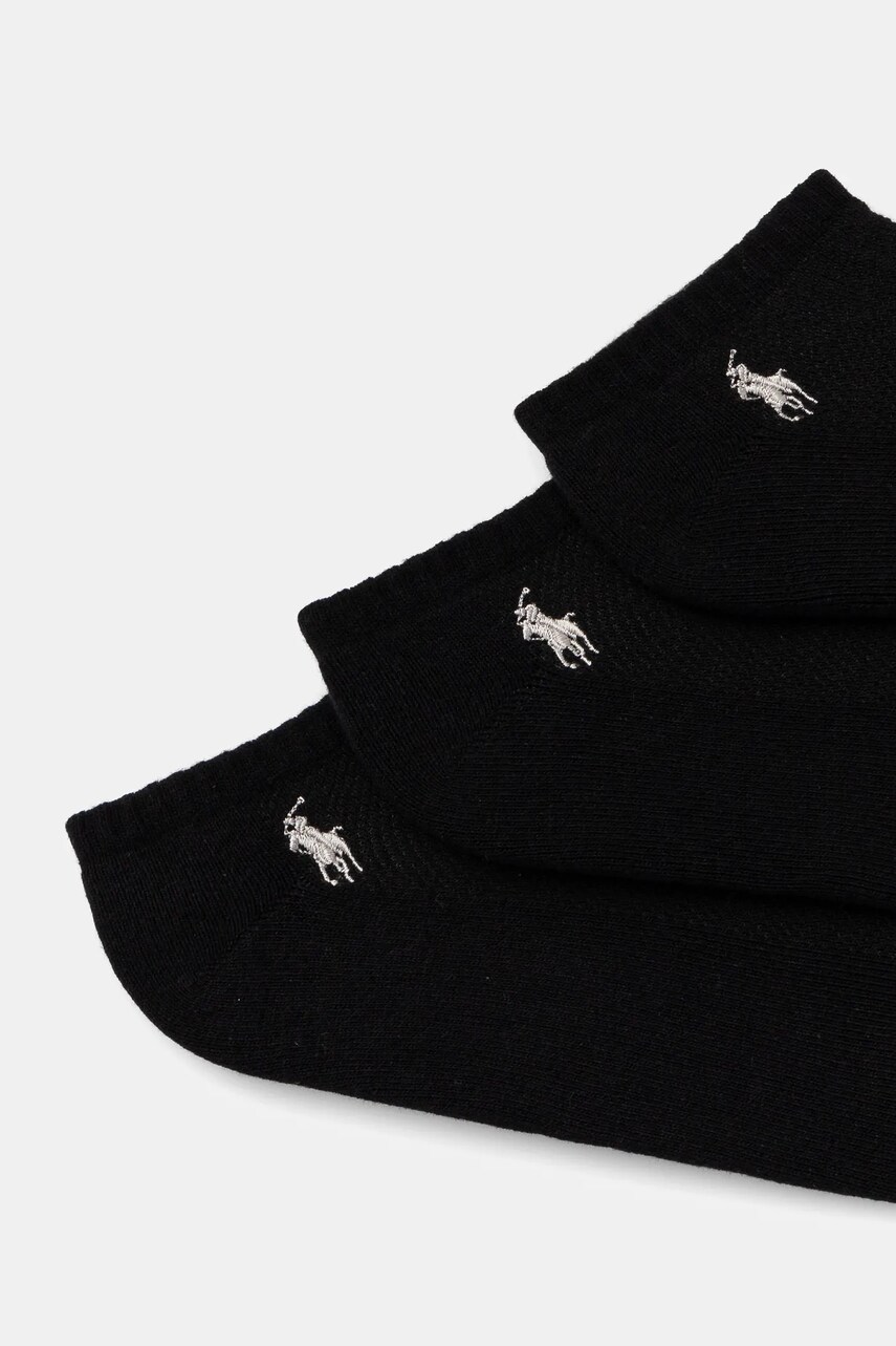 Шкарпетки Polo Ralph Lauren 3-pack жіночі колір чорний 455972885