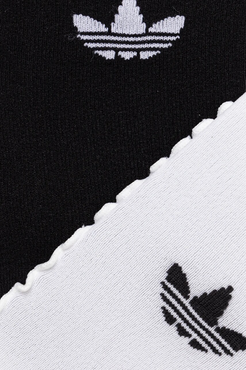 Шкарпетки adidas Originals 2-pack жіночі колір білий JD5623