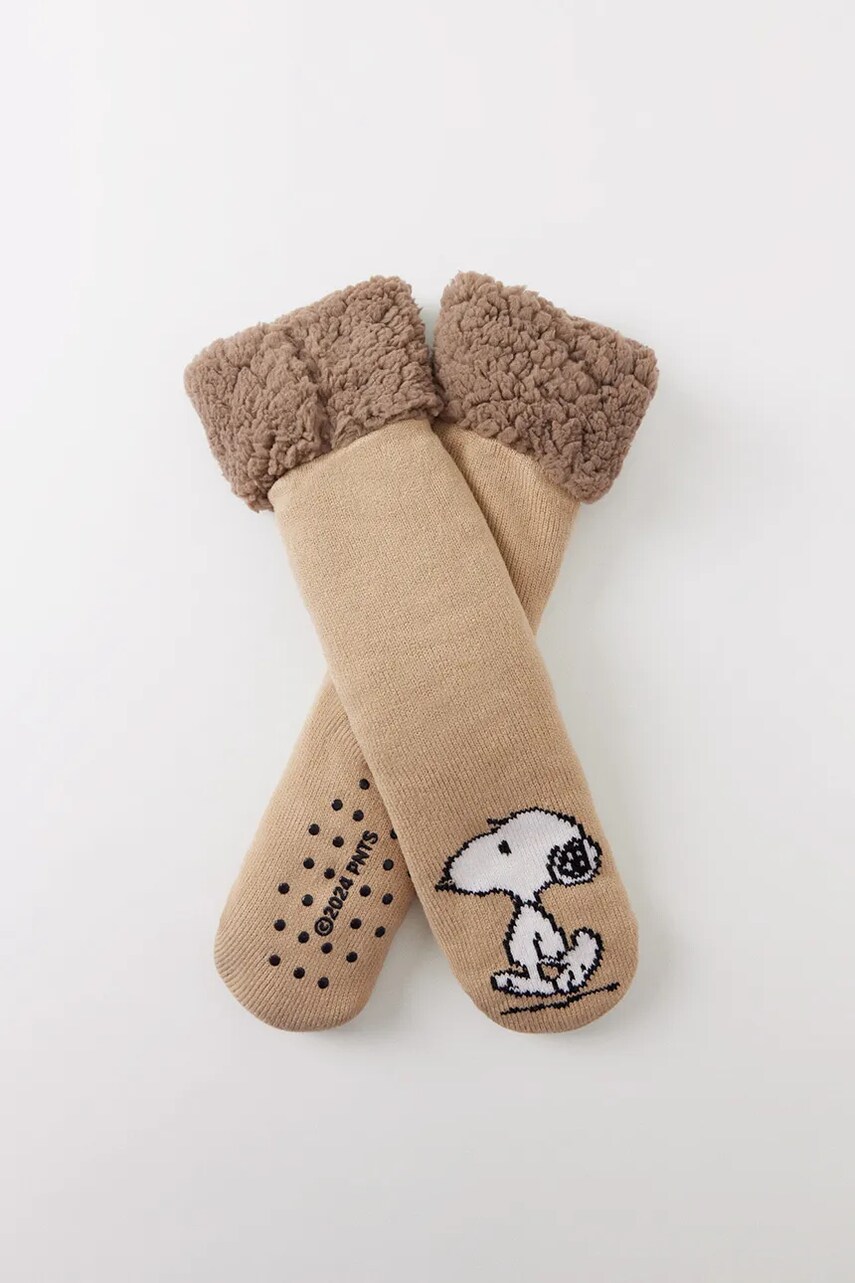 Шкарпетки women'secret HOME SOCKS жіночі колір бежевий 3618722
