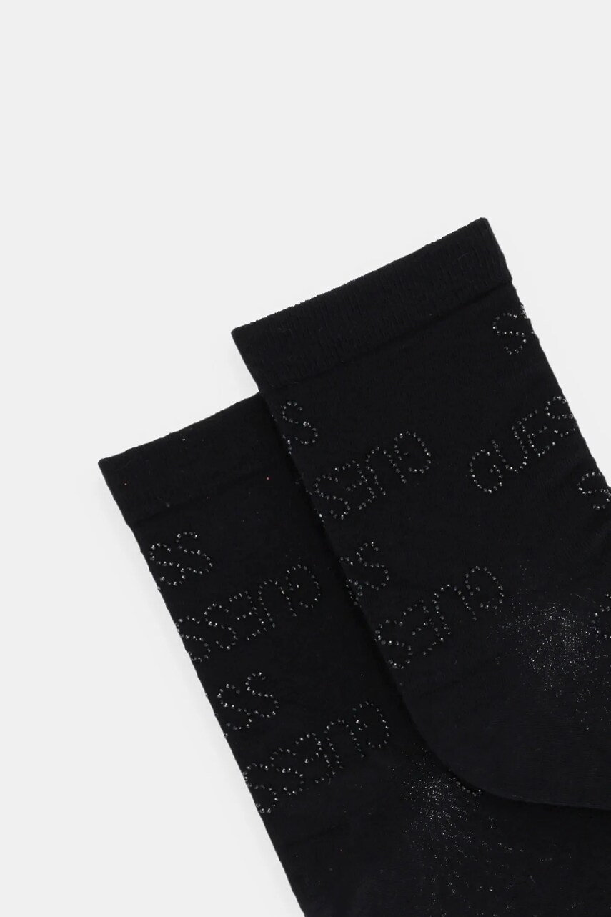 Шкарпетки Guess жіночі колір чорний O5RY00 KBZU0