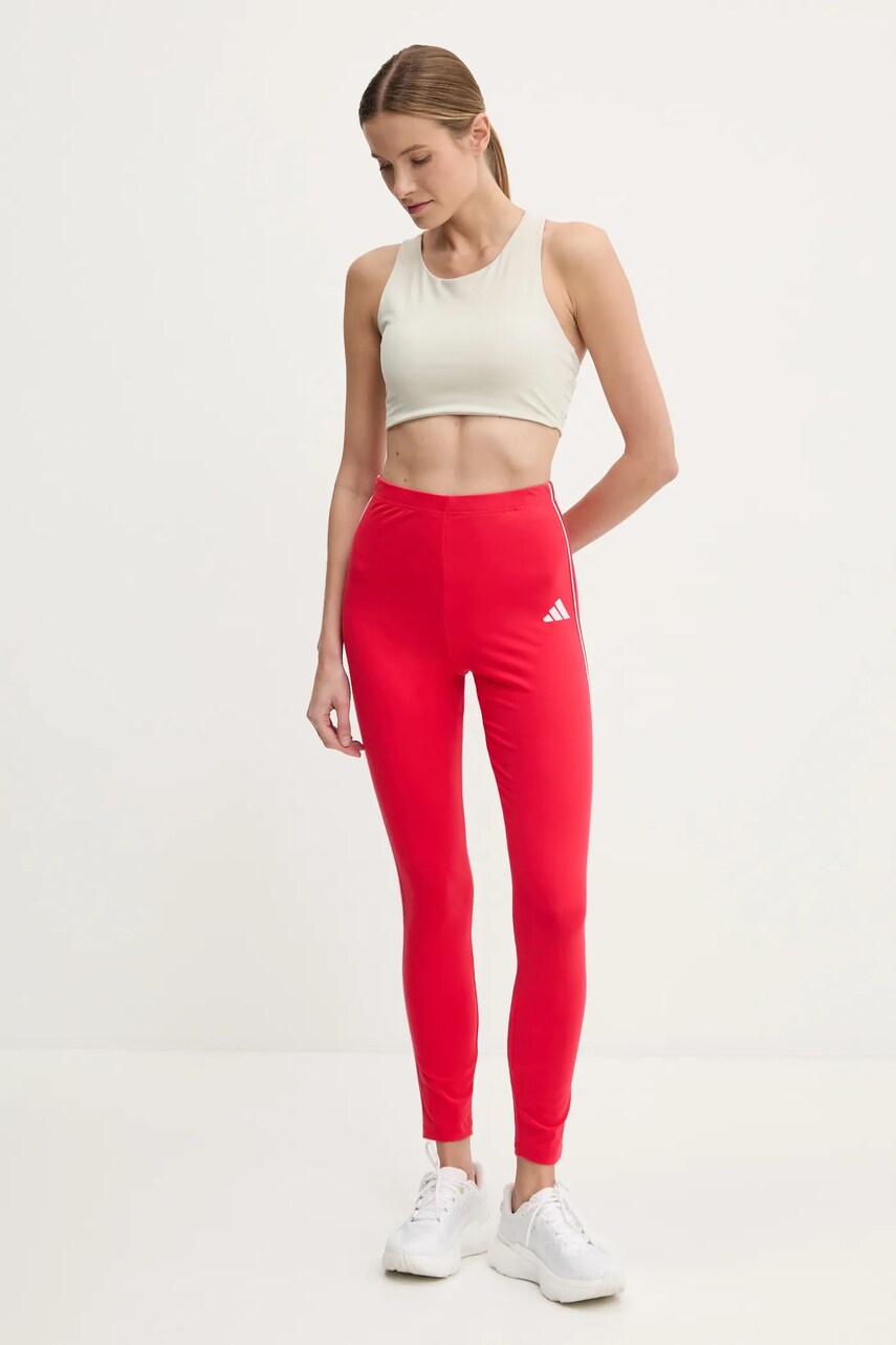 Легінси adidas W CB Color Pop жіночі колір червоний з принтом JD5567