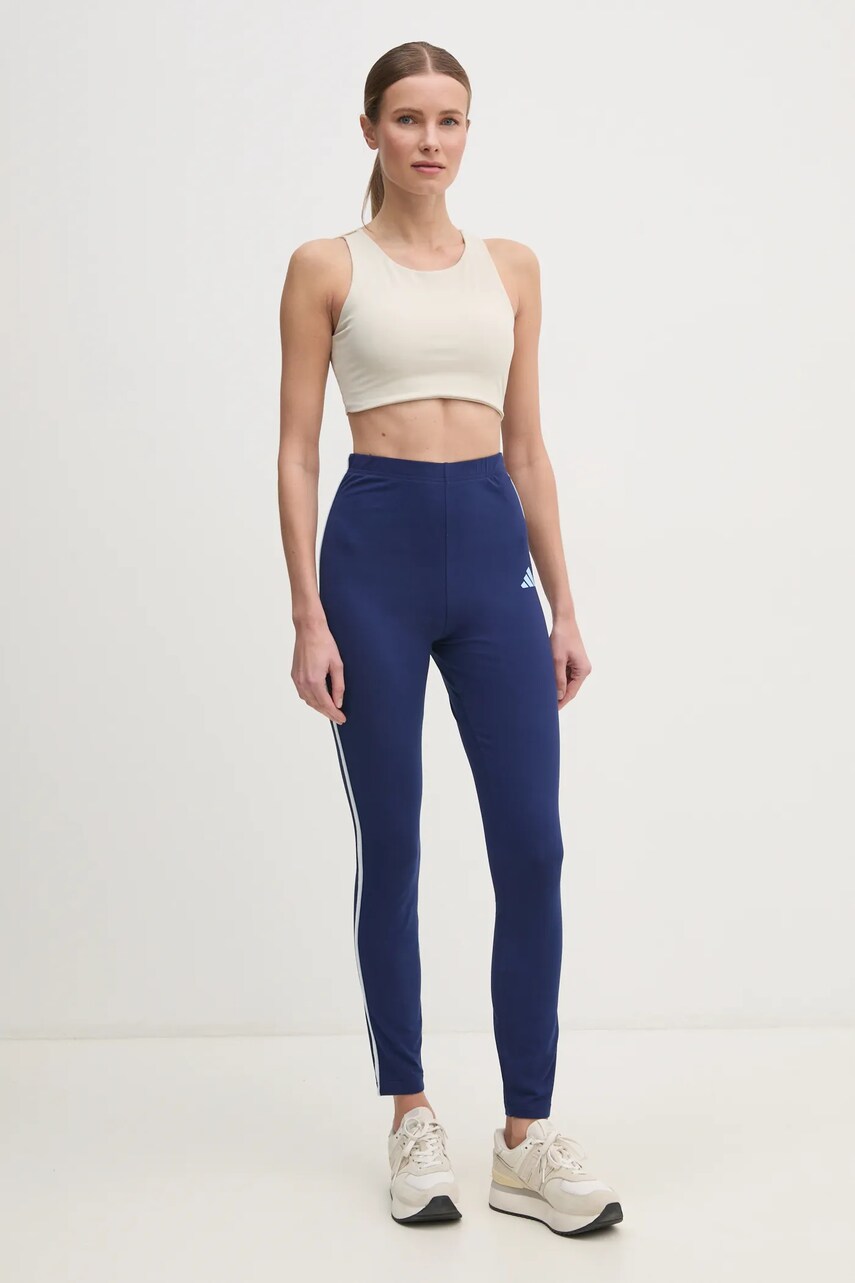 Легінси adidas W CB Color Pop жіночі колір синій візерунок JD5568