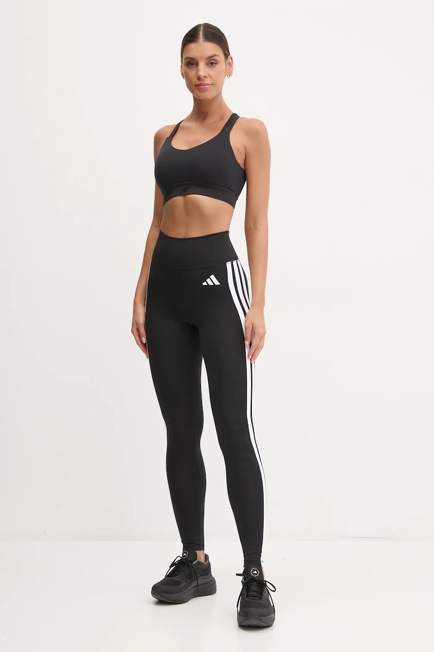 Легінси для тренувань adidas Performance Essential колір чорний з аплікацією JD6545
