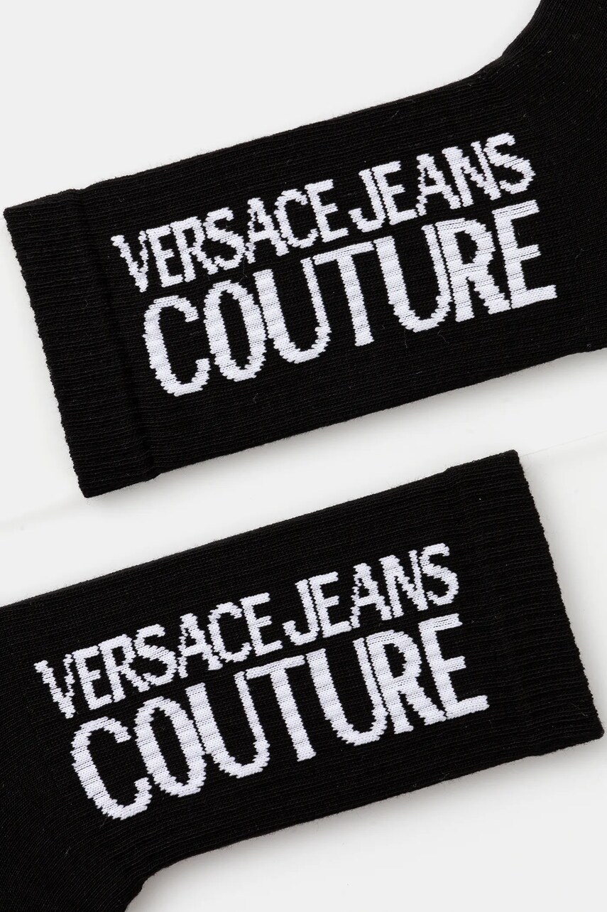 Шкарпетки Versace Jeans Couture жіночі колір чорний 78HA0J03 ZG081