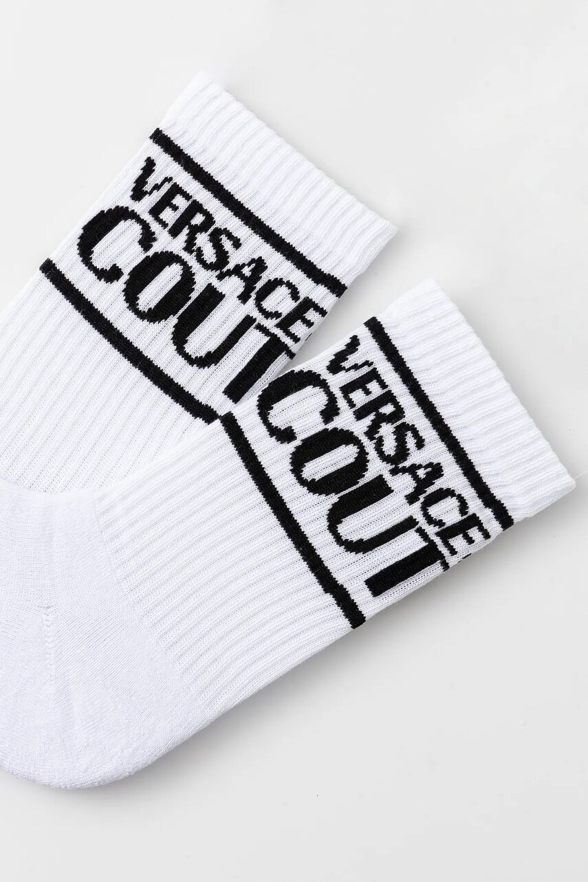 Шкарпетки Versace Jeans Couture жіночі колір білий 78HA0J04 ZG079
