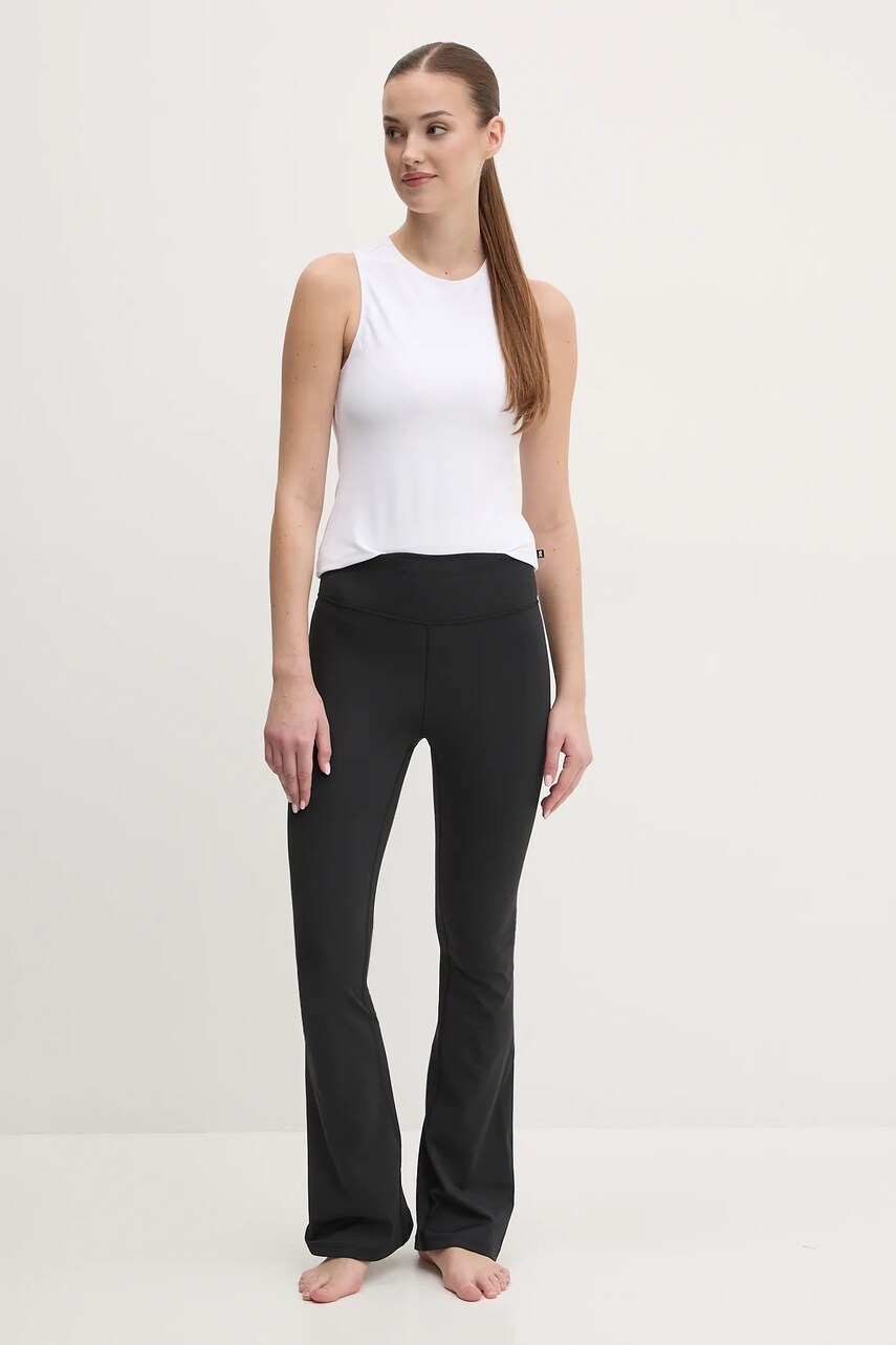 Легінси для йоги adidas Performance All Me Essentials колір чорний однотонні JP4770